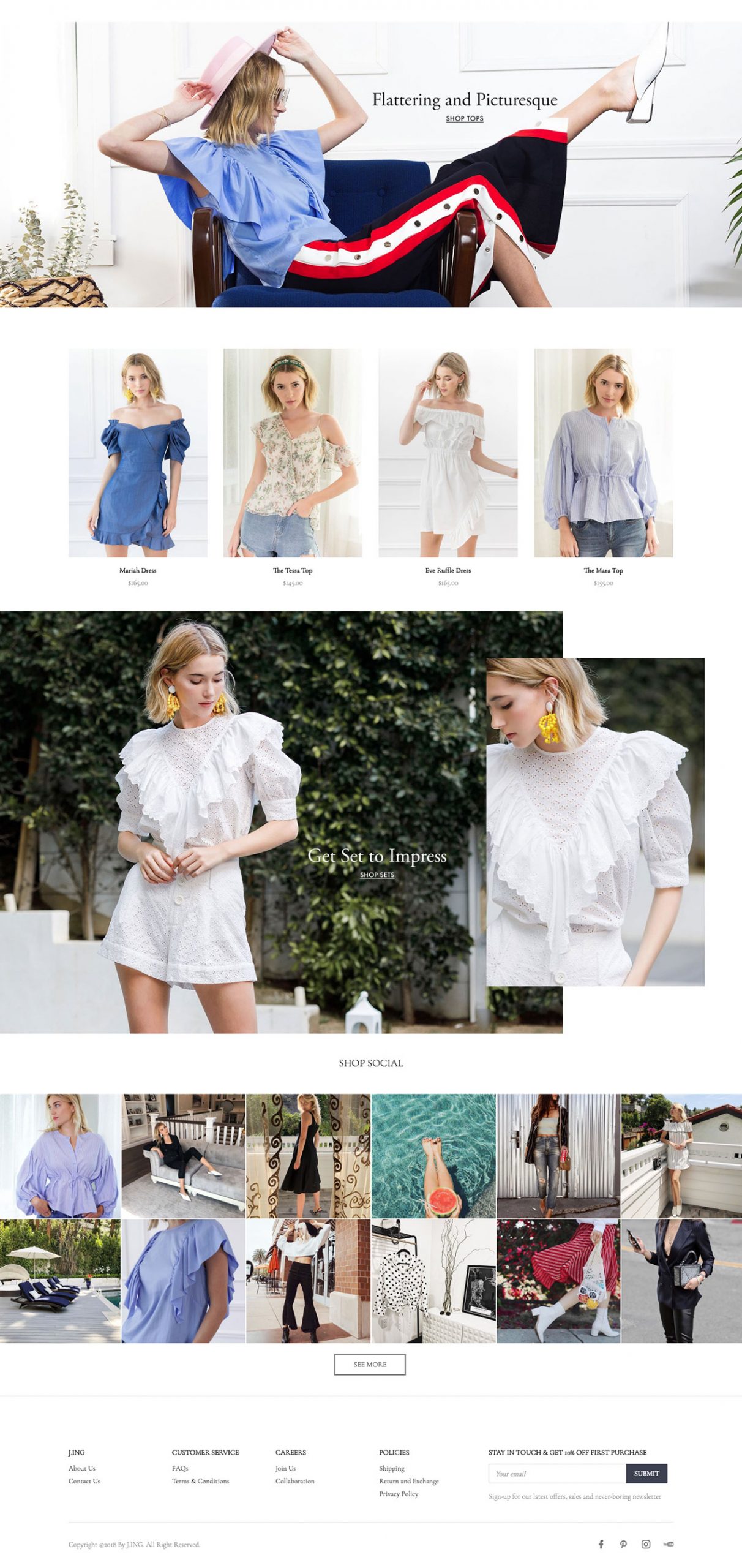 J.ING Shopify store — screenshot 2
