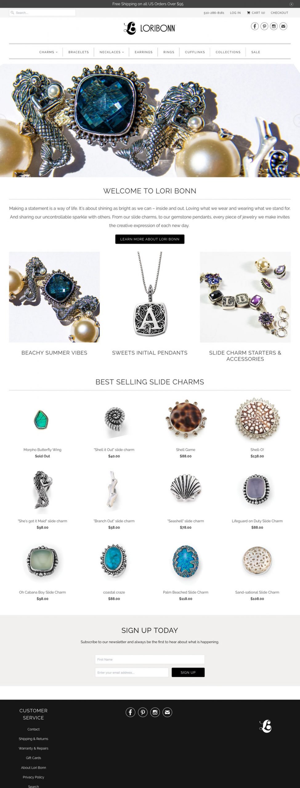 Lori Bonn Shopify store — screenshot 1