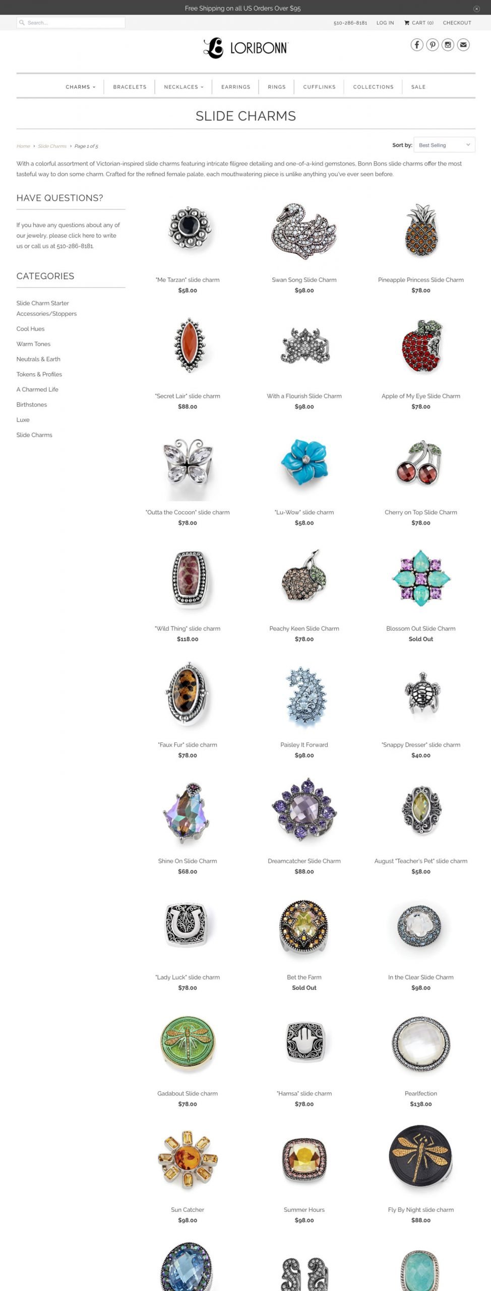 Lori Bonn Shopify store — screenshot 2