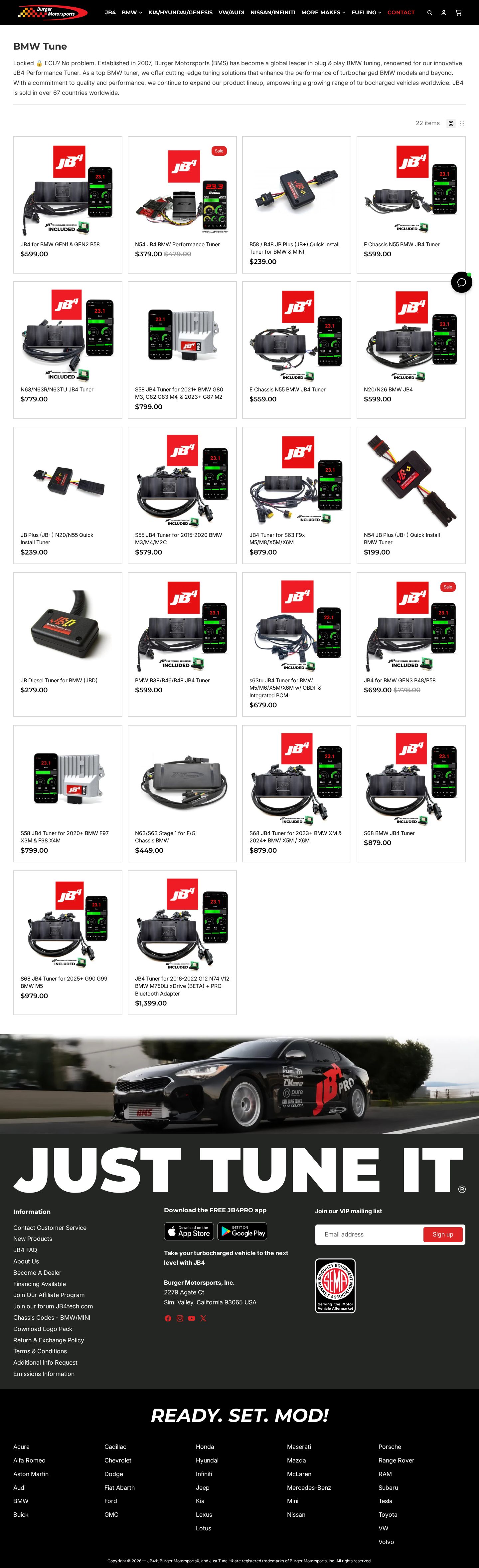 Burger Motorsports Shopify store — screenshot 3