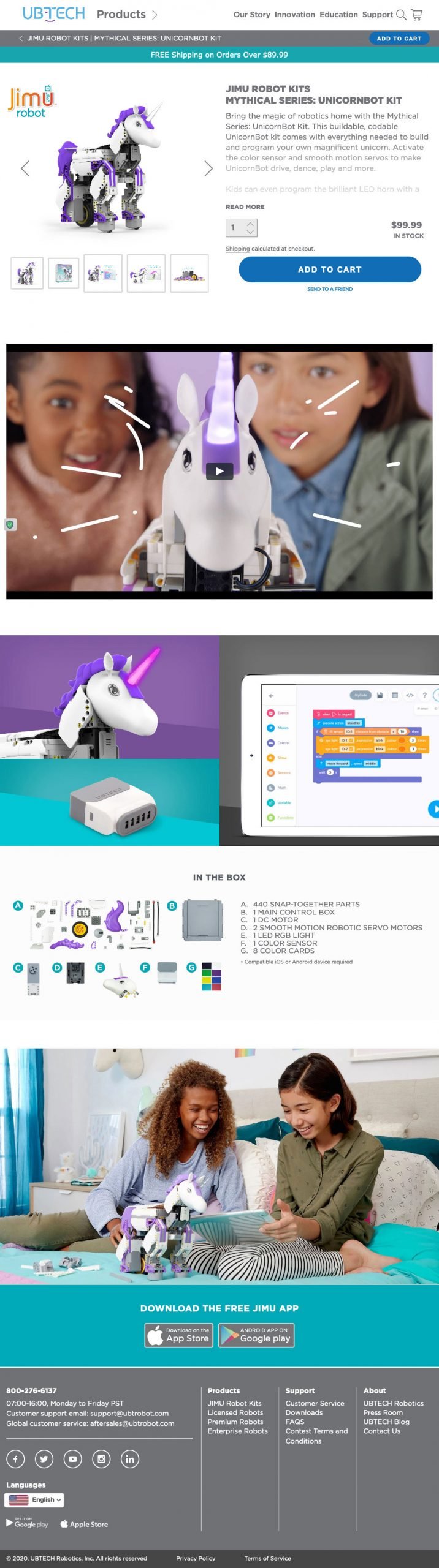 Ubtrobot Shopify store — screenshot 3